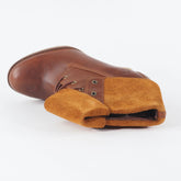 Womens Timberland 8621A Stratham Heights Waterproof Tan Casual Folded Boots